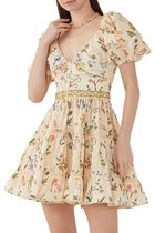 Manzanilla Puff-Sleeve Dress